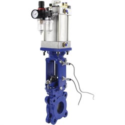 Шиберная задвижка DN.ru WCB-SS304-EPDM-2W-DA - фото 16794289