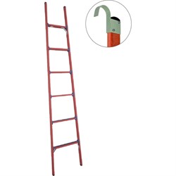 Стеклопластиковая приставная диэлектрическая лестница Антиток ЛСПД-2.5 ТК - фото 16794601