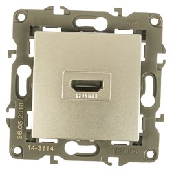 HDMI розетка ЭРА 14-3114-03 Elegance - фото 16796451