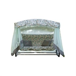 Трехместные садовые качели Olsa Турин Премиум FLOWER - фото 16796919