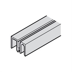 Алюминиевый направляющий профиль Hafele Slido F-Line41 - фото 16798783