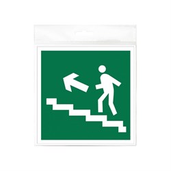 Наклейка Контур Лайн Выход налево вверх - фото 16799477