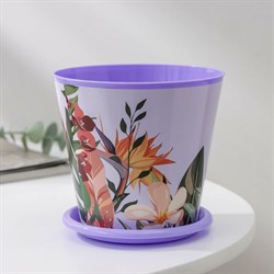 Горшок для цветов Доляна Тропический лес - фото 16800823