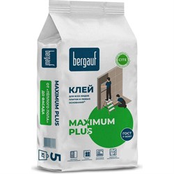 Клей для всех видов плитки и любых оснований Bergauf Maximum Plus - фото 16807726