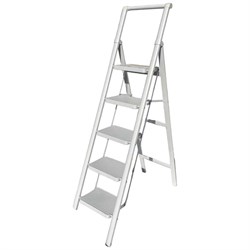 Стальная стремянка АЛЮБЭСТ DLS505W - фото 16807915