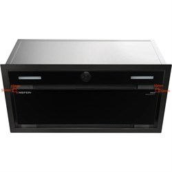 Полновстраиваемая вытяжка MEFERI INBOX60BK PUSH COMFORT PLUS - фото 16808193