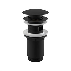 Донный клапан сифона для умывальника Alcadrain A392BLACK - фото 16808366