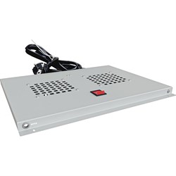 Потолочный модуль вентиляторный для шкафов серии R глубиной 600мм на 2 элемента потолочный без термостата, серый RAL 7035 -FAN2/600 NTSS NTSS-FAN2/600 - фото 16809762