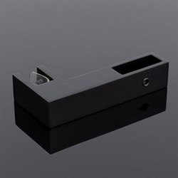 Г-образный сквозной держатель стекла SERVICE PLUS S02-502BLK/sus304 - фото 16810460