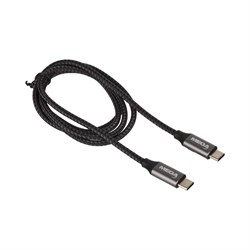 Кабель ProMega u178, 100w, 5a, 1м, type-c to type-c, for macbook, черный - фото 16811261