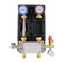 Насосная группа ROMMER RDG-1038-282501 28 пластин, без насоса в теплоизоляции - фото 16811344