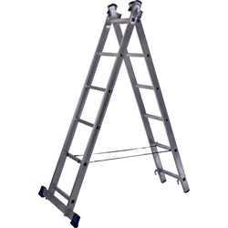 Универсальная двухсекционная лестница STAIRS AL206 - фото 16815983