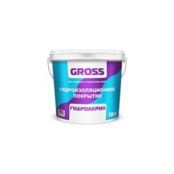 Полимерное гидроизоляционное покрытие Gross Гидроакрил - фото 16816049