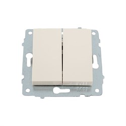 Механизм 2-клавишного выключателя OVIVO 600-000202-202 - фото 16816491