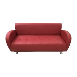 Четырехместный диван Мягкий Офис красный - фото 16818735