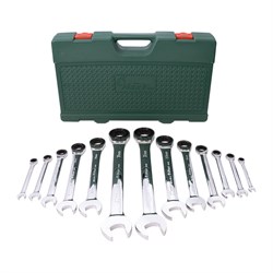 Комплект трещоточных ключей HANS 166513MB - фото 16818917