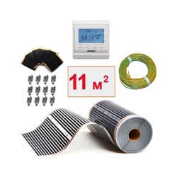 Пленочный электрический теплый пол ТеплоСофт 11м.кв./эл - фото 16819023