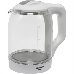 Электрический стеклянный чайник Atlanta ATH-2466 white - фото 16819574