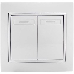 Двухклавишный выключатель Jilion 9533136 - фото 16819926