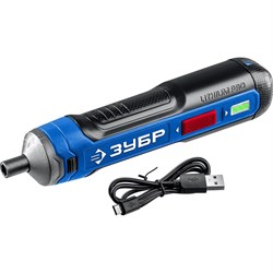 Аккумуляторная отвертка ЗУБР Профессионал 4 Vmax - фото 16820980