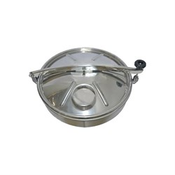 Нержавеющий круглый люк TITAN LOCK TLTK400S - фото 16822077