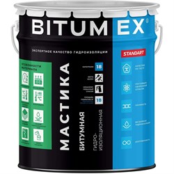 Битумная гидроизоляционная мастика BITUMEX МБ-018 - фото 16825267