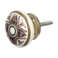 Керамическая ручка для мебели BlumenHaus Орнамент - фото 16825992