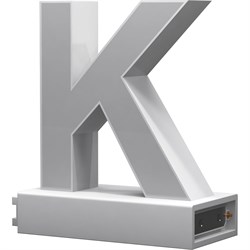 Светодиодная буква ABCMIX К - фото 16826432