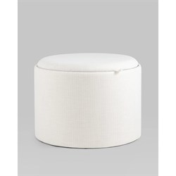 Пуф Стул Груп Хюгге L, с ящиком, рогожка белая 19B260LLP - фото 16828277