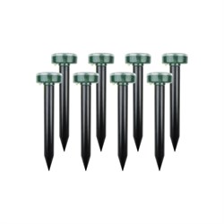 Набор ультразвуковых отпугивателей кротов REXANT R-20м на солнечной батарее - фото 16828436