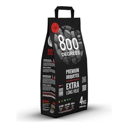Уголь в брикетах 800 Degrees Premium Долгое Горение - фото 16837070