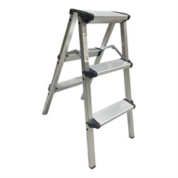 Двухсторонняя стремянка АЛЮБЭСТ DLH503 - фото 16838418