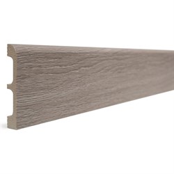 Напольный ударопрочный влагостойкий плинтус Decor-Dizayn 706-80SH - фото 16838461