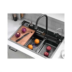 Кухонная многофункциональная мойка Esbano CASCADE-5 - фото 16844507