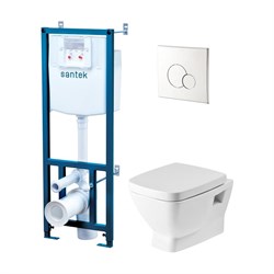 Подвесной унитаз Santek Пэк Нео - фото 16847628