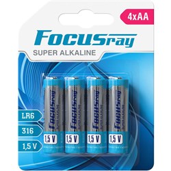 Батарейки Focusray Super ALKALINE - фото 16847930