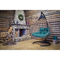 Подвесное двухместное кресло-кокон Лаура FISHT - фото 16847987