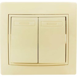 Двухклавишный выключатель Jilion 9533137 - фото 16848836