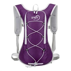 Рюкзак спортивный Ifrit Quicker полиэстер, фиолетовый, 11 л Р-999-11/1 4680232391907 - фото 16849455