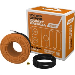 Профессиональный греющий кабель для установки в слой цементно-песчанной стяжки для любого напольного покрытия IQWATT IQ FLOOR CABLE - фото 16850425