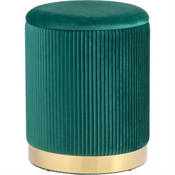 Пуф Стул Груп Шарлотта с ящиком, велюр зеленый - фото 16851252