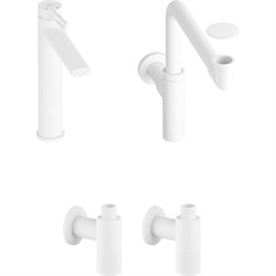 Высокий смеситель для накладной раковины Wellsee ONCE! and forever - фото 16852560