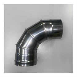 Одностенный отвод Ип Чечихин Е.С. 90гр. Д-115, Aisi-430, 0.8мм - фото 16854202