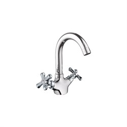 Смеситель для умывальника кухни RUSH Bianki - фото 16854250