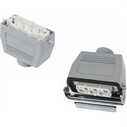 Прямоугольный промышленный разъем Mete Enerji H6HSB-BM-BZF - фото 16855459