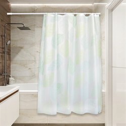 Штора для ванной Сантис peva pv-121 (крупные листья) 75 gsm 180x180 см - фото 16855967