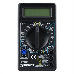 Цифровой мультиметр РОКОТ DT-832 - фото 16856113