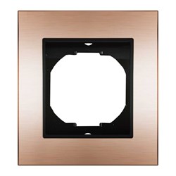 1-местная рамка Metronex Exclusive Champagne Metallic - фото 16856660