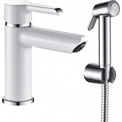 Смеситель для раковины с гигиеническим душем SHEVANIK S6071F - фото 16859219