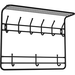 Двухъярусная настенная вешалка ЗМИ ВСП9Ч - фото 16860641